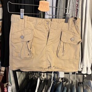 Forever 21 Beige Mini Skirt